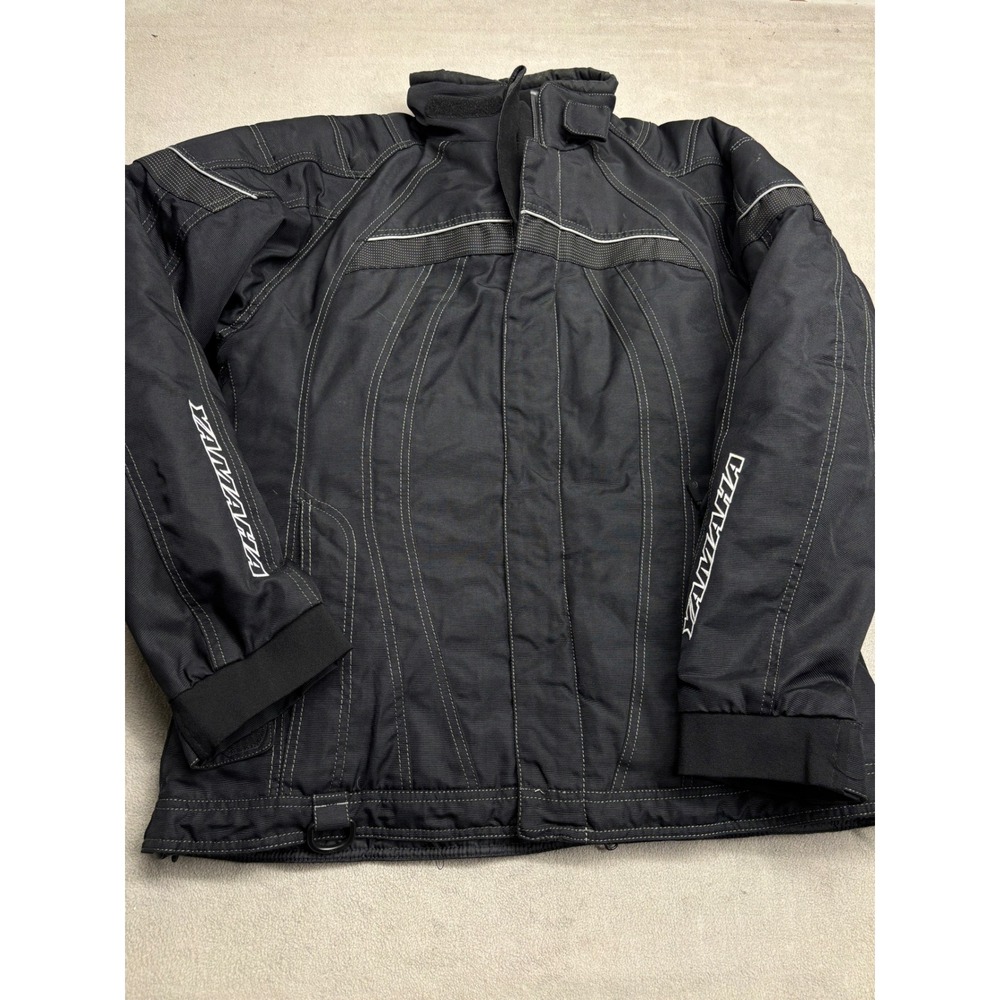 Yamaha Womens FX Flotex Jacket Black Snowmobile Racing Coat Size 8